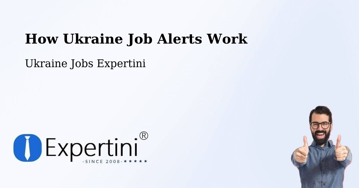 Job Alert System Overview – Toretsk - Ukraine Jobs Expertini