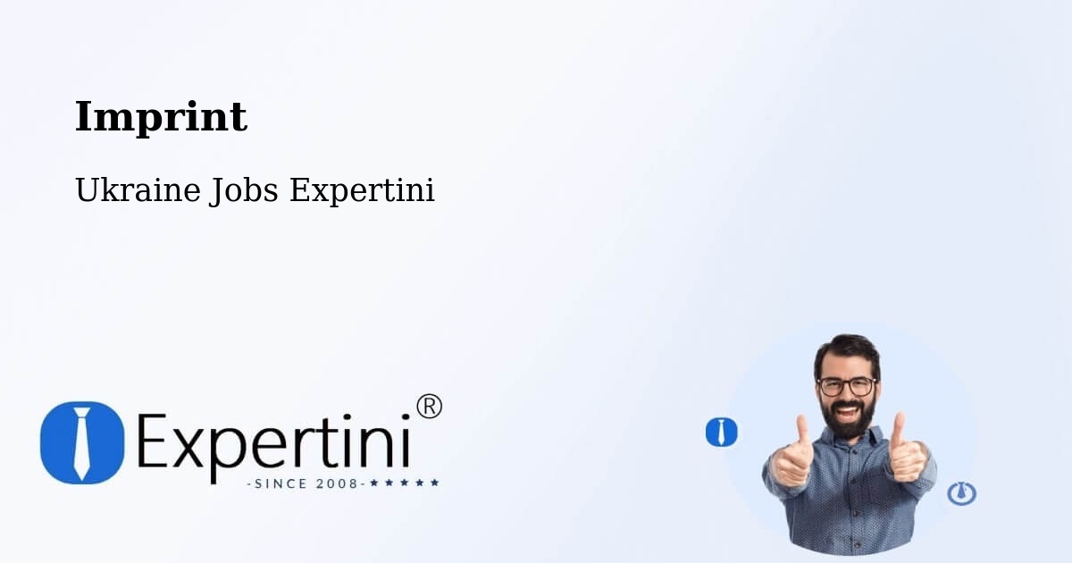 Imprint – Toretsk - Ukraine Jobs Expertini